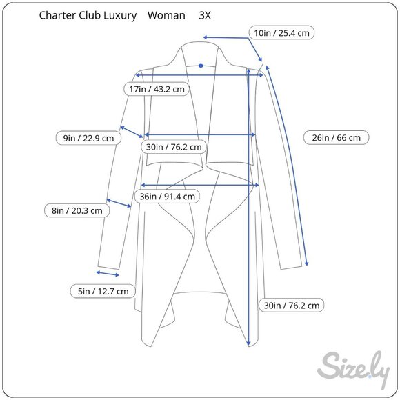 NWT Charter Club Luxury Woman Cashmere Color Block Long Sleeve Cardigan Sz 3X - Picture 11 of 11